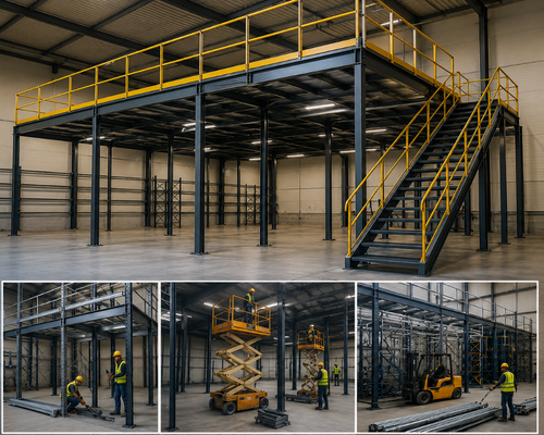 montage & démontage de mezzanines industrielles